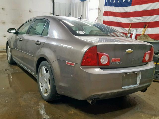 1G1ZD5E77AF279968 - 2010 CHEVROLET MALIBU 2LT GOLD photo 3