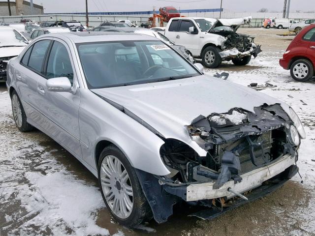 WDBUF87X58B278683 - 2008 MERCEDES-BENZ E 350 4MAT SILVER photo 1