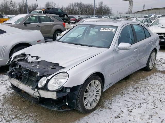 WDBUF87X58B278683 - 2008 MERCEDES-BENZ E 350 4MAT SILVER photo 2