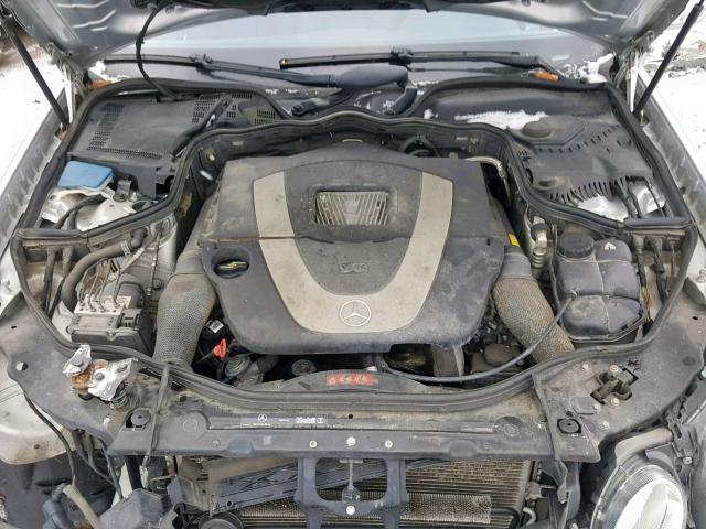 WDBUF87X58B278683 - 2008 MERCEDES-BENZ E 350 4MAT SILVER photo 7