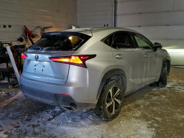 JTJBARBZ2J2154489 - 2018 LEXUS NX 200T SILVER photo 4