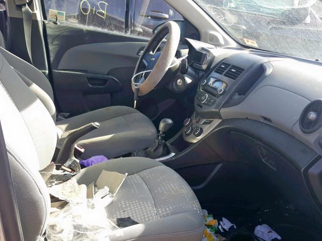 1G1JB6SH0C4100559 - 2012 CHEVROLET SONIC LS 银色 照片 5