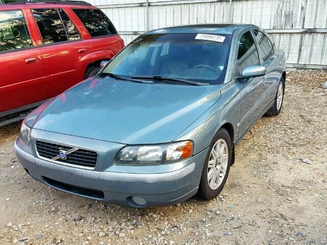 YV1RS61T542335918 - 2004 VOLVO S60 TEAL photo 2