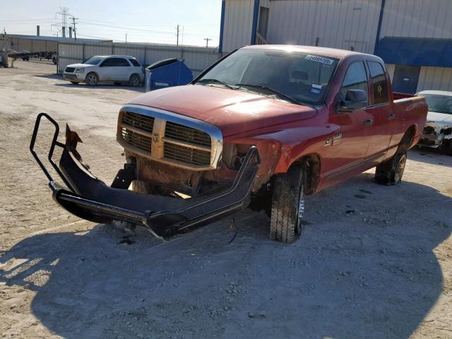 1D7KS28C77J508733 - 2007 DODGE RAM 2500 S წითელი ფოტო 2