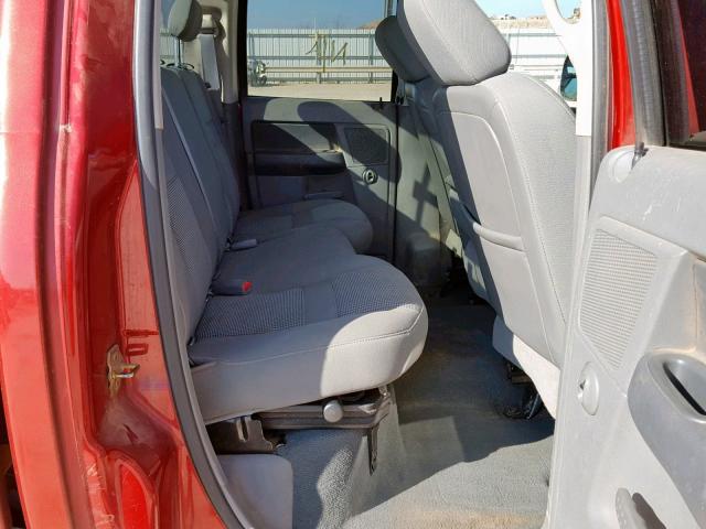 1D7KS28C77J508733 - 2007 DODGE RAM 2500 S წითელი ფოტო 6