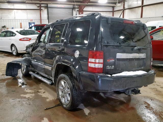 1J8GN58K79W553170 - 2009 JEEP LIBERTY LI BLACK photo 3