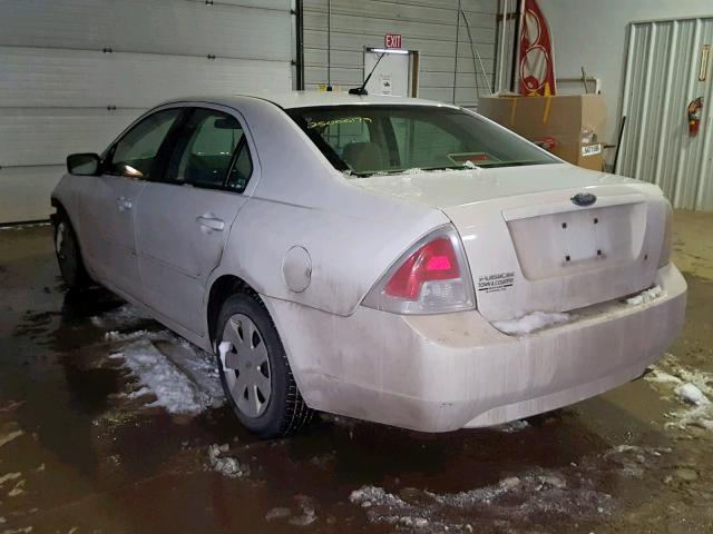 3FAHP06Z77R224306 - 2007 FORD FUSION S WHITE photo 3