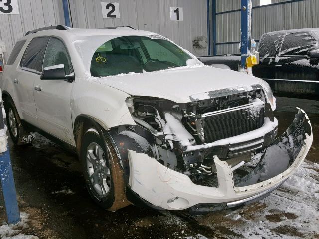 1GKKVNED9CJ256241 - 2012 GMC ACADIA SLE WHITE photo 1