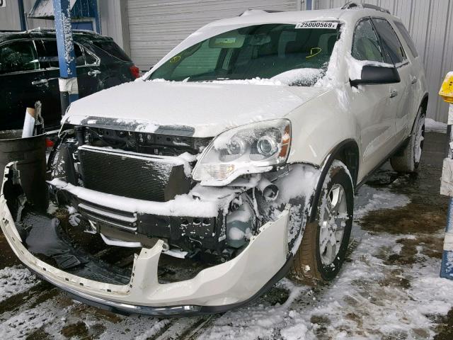 1GKKVNED9CJ256241 - 2012 GMC ACADIA SLE WHITE photo 2