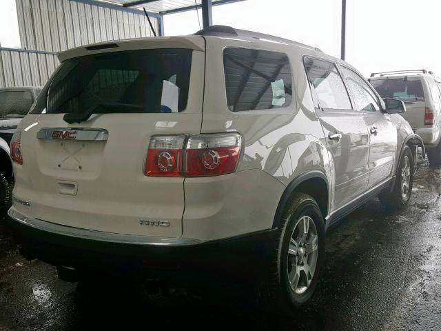 1GKKVNED9CJ256241 - 2012 GMC ACADIA SLE WHITE photo 4