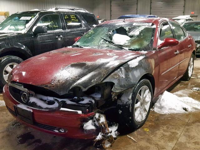 2G4WE567351210323 - 2005 BUICK LACROSSE C MAROON photo 2