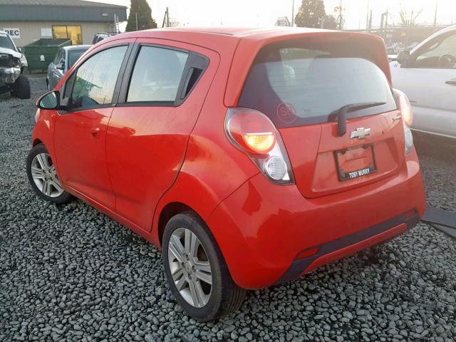 KL8CB6S93DC500933 - 2013 CHEVROLET SPARK LS RED photo 3