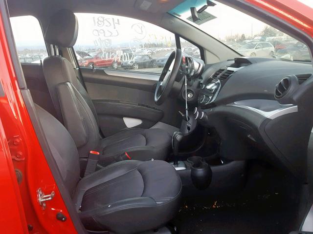 KL8CB6S93DC500933 - 2013 CHEVROLET SPARK LS RED photo 5