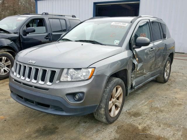 1C4NJCBB2CD515193 - 2012 JEEP COMPASS SP ნაცრისფერი ფოტო 2