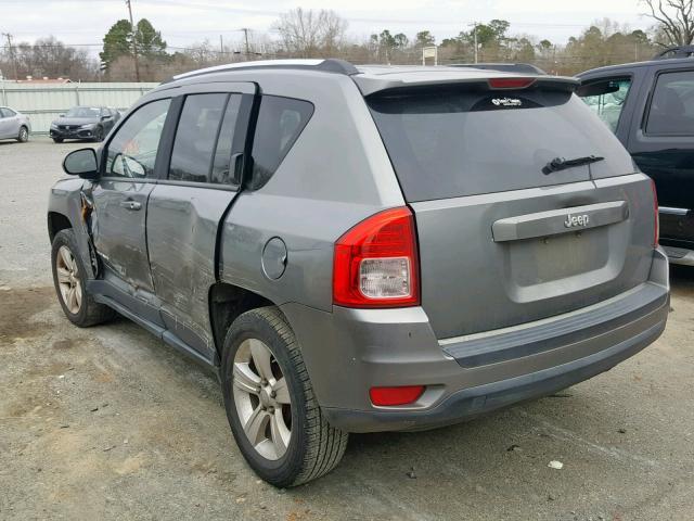 1C4NJCBB2CD515193 - 2012 JEEP COMPASS SP ნაცრისფერი ფოტო 3