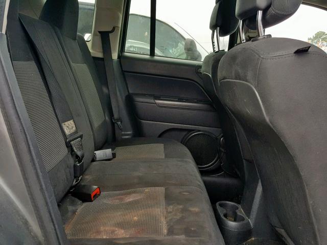 1C4NJCBB2CD515193 - 2012 JEEP COMPASS SP ნაცრისფერი ფოტო 6