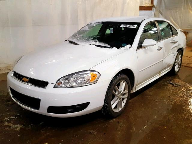 2G1WC5E30C1124174 - 2012 CHEVROLET IMPALA LTZ WHITE photo 2