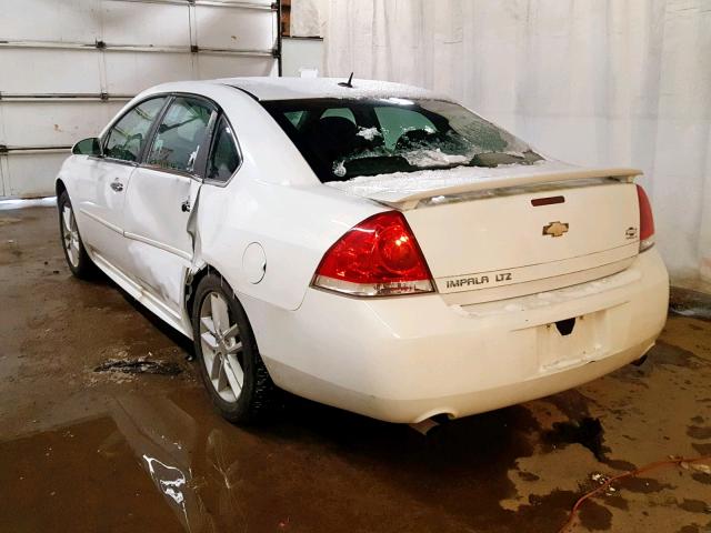 2G1WC5E30C1124174 - 2012 CHEVROLET IMPALA LTZ WHITE photo 3