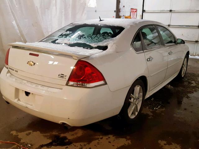 2G1WC5E30C1124174 - 2012 CHEVROLET IMPALA LTZ WHITE photo 4