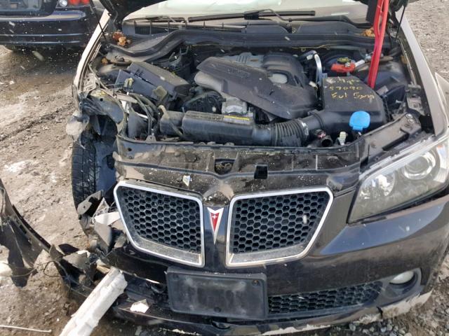 6G2ER577X8L135791 - 2008 PONTIAC G8 BLACK photo 7