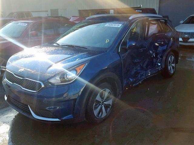 KNDCB3LC9H5081660 - 2017 KIA NIRO FE BLUE photo 2