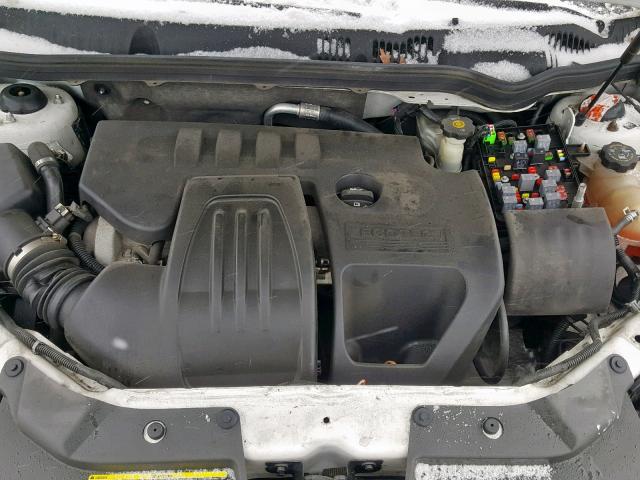 1G2AS18H197201462 - 2009 PONTIAC G5 WHITE photo 7