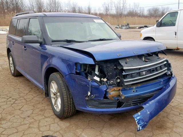 2FMGK5B81DBD02034 - 2013 FORD FLEX SE BLUE photo 1