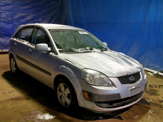 KNADE163476196099 - 2007 KIA RIO 5 SX SILVER photo 1