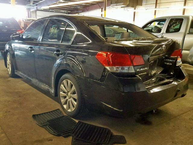 4S3BMDH69A2221759 - 2010 SUBARU LEGACY 3.6 BLACK photo 3