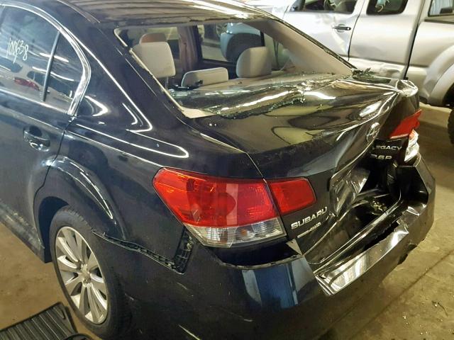 4S3BMDH69A2221759 - 2010 SUBARU LEGACY 3.6 BLACK photo 9