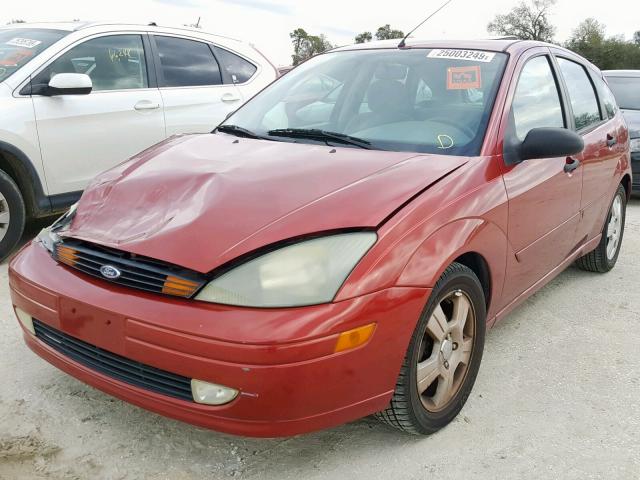 3FAFP37343R114777 - 2003 FORD FOCUS ZX5 BURGUNDY photo 2