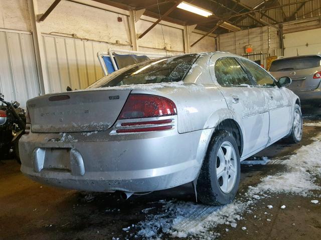 1B3EL46X25N594630 - 2005 DODGE STRATUS SX SILVER photo 4