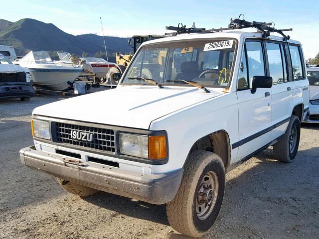 JACCH58E6L8908010 - 1990 ISUZU TROOPER WHITE photo 2