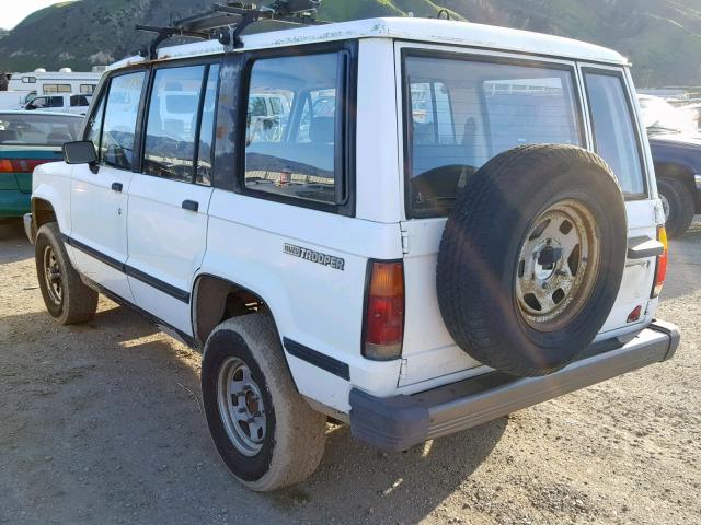 JACCH58E6L8908010 - 1990 ISUZU TROOPER WHITE photo 3