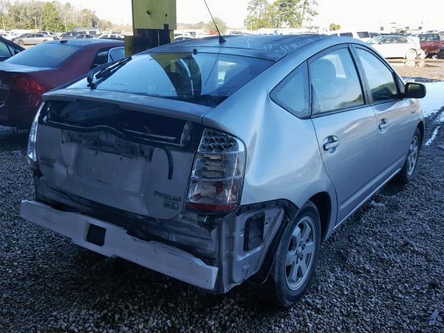 JTDKB20U783349412 - 2008 TOYOTA PRIUS SILVER photo 4