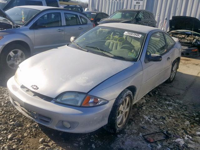 1G1JF12T117146652 - 2001 CHEVROLET CAVALIER Z SILVER photo 2