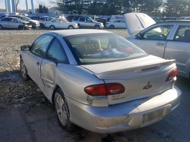 1G1JF12T117146652 - 2001 CHEVROLET CAVALIER Z SILVER photo 3