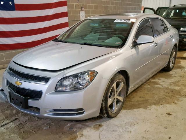 1G1ZC5E00CF181468 - 2012 CHEVROLET MALIBU 1LT 银色 照片 2