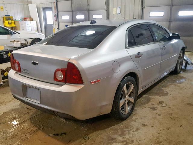 1G1ZC5E00CF181468 - 2012 CHEVROLET MALIBU 1LT 银色 照片 4