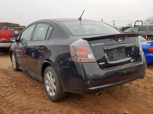 3N1AB6AP9AL726993 - 2010 NISSAN SENTRA 2.0 BLACK photo 3