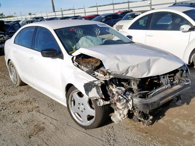 3VW1K7AJ8CM362381 - 2012 VOLKSWAGEN JETTA BASE Սպիտակ լուսանկար 1