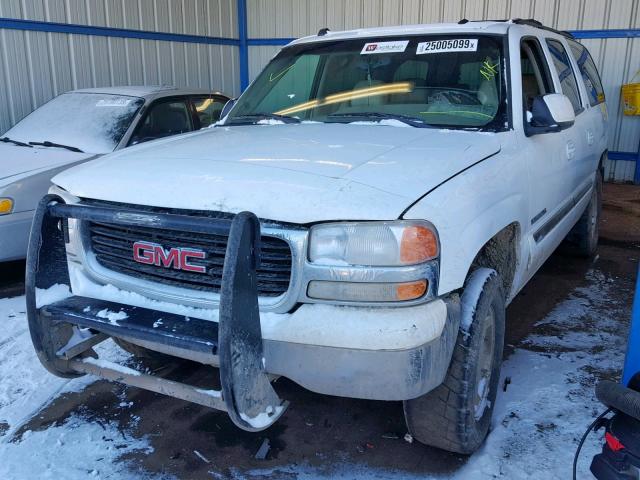 3GKFK16Z15G285542 - 2005 GMC YUKON XL K WHITE photo 2