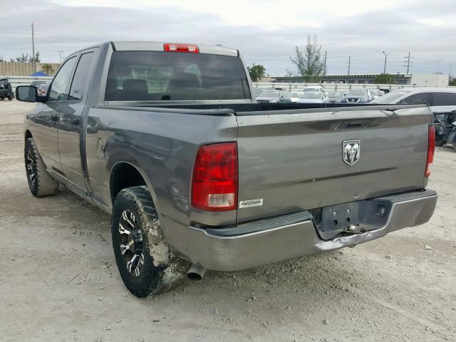 1D7RB1GP5AS177438 - 2010 DODGE RAM 1500 GRAY photo 3