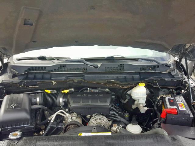 1D7RB1GP5AS177438 - 2010 DODGE RAM 1500 GRAY photo 7