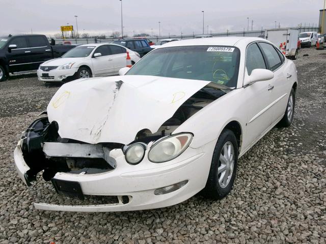 2G4WD582961216570 - 2006 BUICK LACROSSE C WHITE photo 2