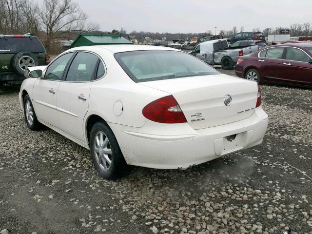 2G4WD582961216570 - 2006 BUICK LACROSSE C WHITE photo 3