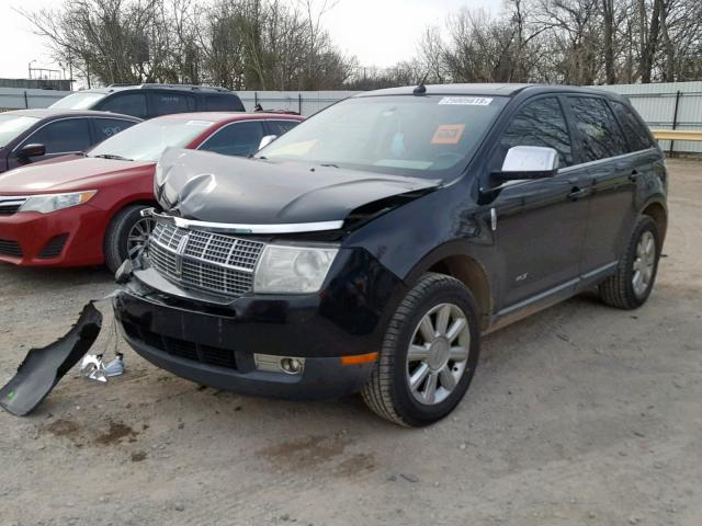 2LMDU68C58BJ26274 - 2008 LINCOLN MKX BLACK photo 2