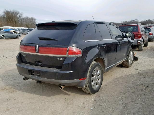 2LMDU68C58BJ26274 - 2008 LINCOLN MKX BLACK photo 4