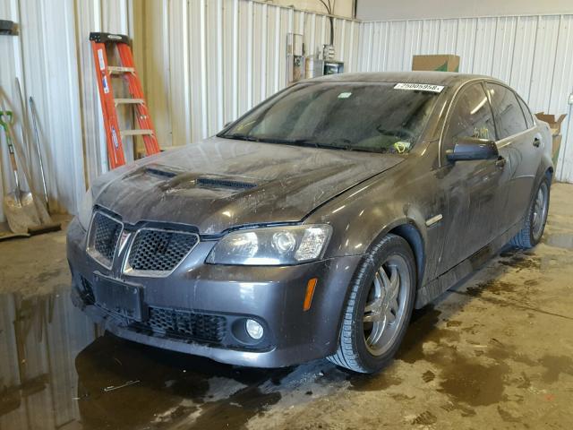 6G2ER57718L124906 - 2008 PONTIAC G8 GRAY photo 2