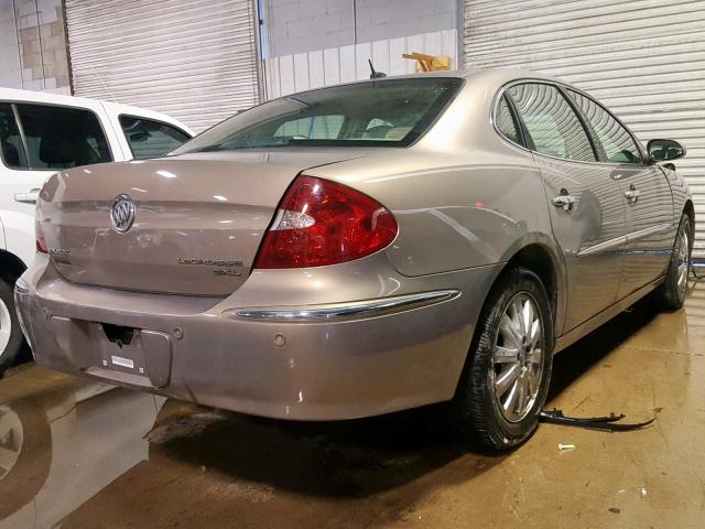 2G4WD582771180492 - 2007 BUICK LACROSSE C TAN photo 4